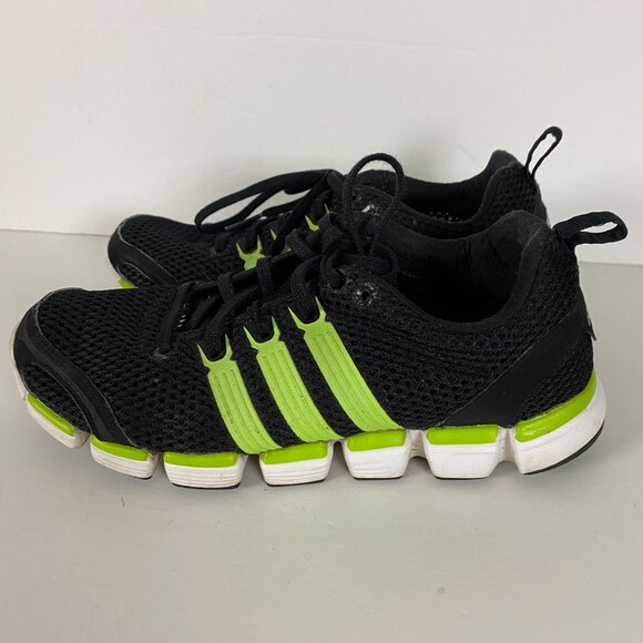 Adidas Cllimacool Running Shoes Sneakers Mens Size 8 Black Neon Green - Picture 5 of 16